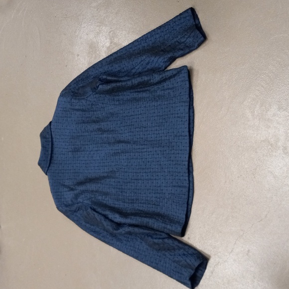 Erin London Midnight Blue and Black Shimmer, 2 Pocket Dress Jacket - Picture 9 of 13